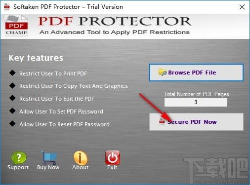 Softaken PDF Protector下载,PDF加密工具,加密解密,pdf加密