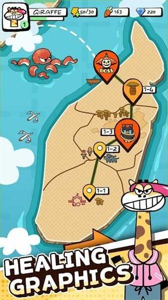 长颈鹿大冒险最新版(giraffe)下载,卡通游戏,闯关游戏,长颈鹿大冒险